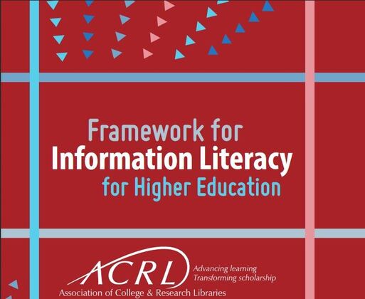 Screenshot of cover of ACRL Framework publication